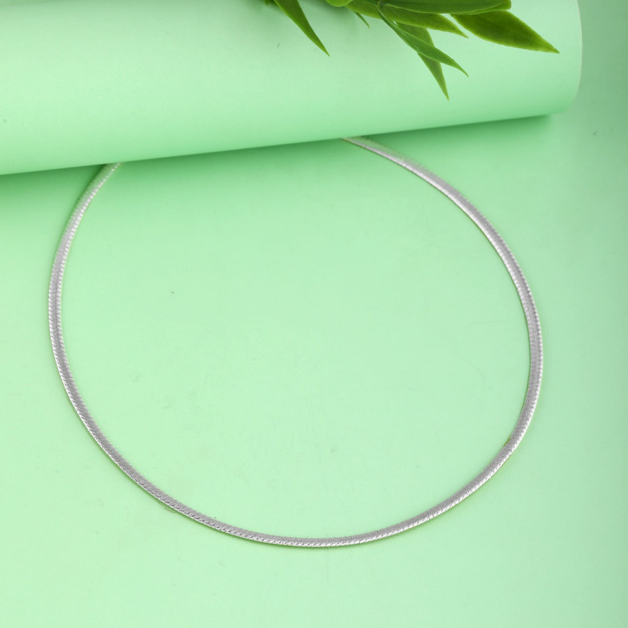 Sleek Omega Choker Necklace | 925 Sterling Silver